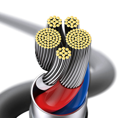 Kabel BASEUS Jelly USB-C-Lightning 1.2m 20W (czarny)