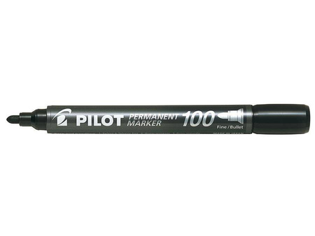 MARKER PERMANENTNY PILOT SCA-100-B CZARNY OKRĄGŁA 4.5MM