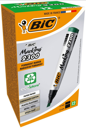 Marker permanentny BIC 2300 8209233 zielony