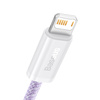 Kabel BASEUS Dynamic USB-A-Lightning 2m (fioletowy)