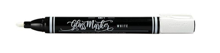 Marker kredowy, świeciący w UV RYSTOR RMG-1 463-000B biały