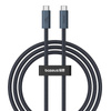 KABEL SZYBKIEGO ŁADOWANIA USB-C DO USB-C BASEUS FLASH 2 240W 1M (CZARNY)