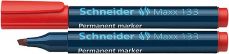 MARKER PERMANENTNY SCHNEIDER MAXX 133 CZERWONY ŚCIĘTA 1-4MM