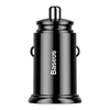 Ładowarka samochodowa Baseus Circular 2xUSB QC3.0 5A 30W (czarna)