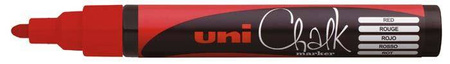 MARKER KREDOWY UNI PWE-5M 110035 CZERWONY OKRĄGŁA KOŃCÓWKA 1.8-2.5MM