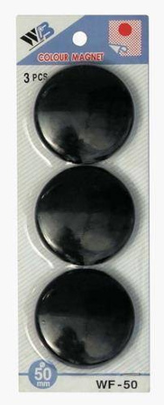 MAGNESY 50MM ARGO WF 607101 CZARNY 3SZT