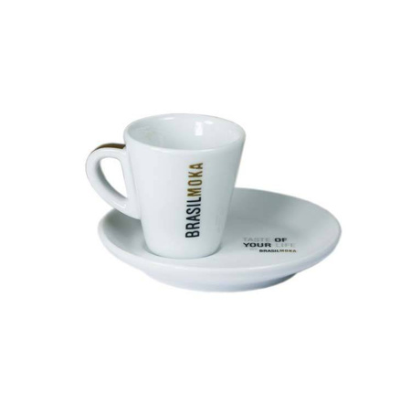 FILIŻANKI DO KAWY CAPUCCINO BRASILMOKA 250ML DUŻE 6SZT