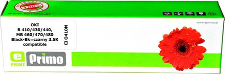 TONER ZAMIENNY EPRIMO B410/B430/B440-T 43979102 EO410N CZARNY 3500 STR.