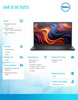 DELL LAPTOP DELL 15 DC15255 W11P R5-7530U/16GB/512GB SSD/AMD RADEON/WLAN + BT/15.6 FHD/BACKLIT KB/3 CELL/65W/3YPS CARBON BLACK (PLASTIC)