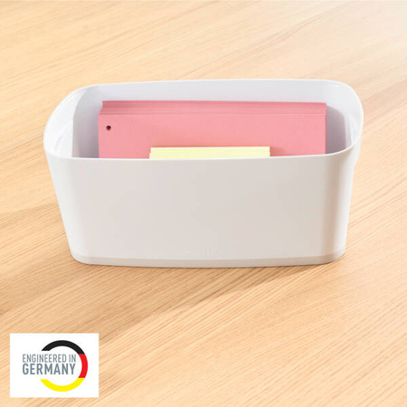 POJEMNIK DO PRZECHOWYWANIA 318X191X128MM LEITZ MYBOX Z POKRYWĄ 52291001 BIAŁY