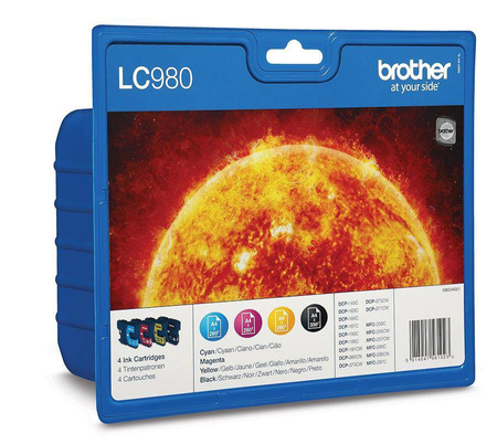 TUSZ ORYGINALNY BROTHER LC980VALBP CMYK