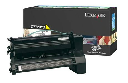 C772 TONERYEL15K ZWROT.# LEXMARK C7720YX