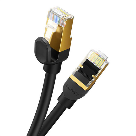 KABEL SIECIOWY KAT. 8 BASEUS ETHERNET RJ45, 40GBPS, 15M (CZARNY)