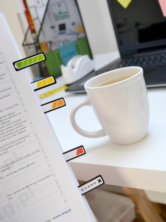 ZAKŁADKI INDEKSUJĄCE FOLIOWE 12X45MM SMART PET FRESH BATERIA 5X25SZT