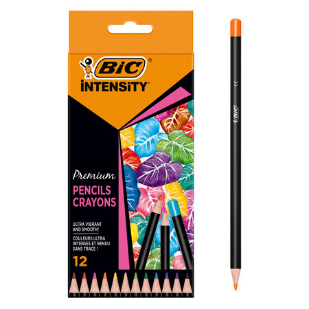 KREDKI OŁÓWKOWE BIC INTENSITY PREMIUM 951844 MIX*12
