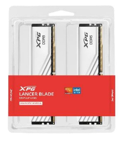 ADATA PAMIĘĆ XPG LANCER BLADE DDR5 6400 32GB (2X16) CL32 RGB BIAŁA