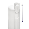 QOLTEC LISTWA ANTYPRZEPIĘCIOWA | 8 GNIAZD | 2XUSB | 1.8M | BIAŁA