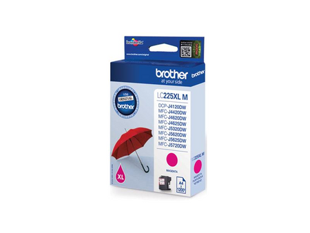 TUSZ ORYGINALNY BROTHER LC225XLM MAGENTA 1200 STRON
