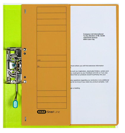 SKOROSZYT OCZKOWY 1/2 A4 ELBA 100551878 ŻÓŁTY KARTON 250 G/M²
