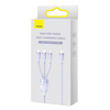 Kabel BASEUS Flash Series 2 USB-C-3w1 1.5m (fioletowy)
