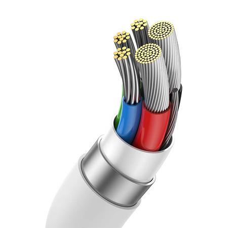 KABEL USB-C DO USB-C BASEUS SUPERIOR USB4, 240W, 1M (BIAŁY)