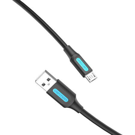KABEL USB 2.0 A DO MICRO USB VENTION COLBH 3A 2M CZARNY