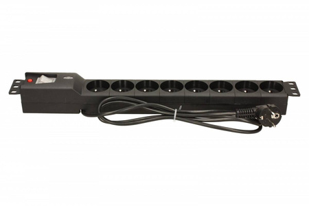 LESTAR LISTWA PRZECIWPRZEPIĘCIOWA LXARM 810, 3L, PDU, 1,5M, CZARNA