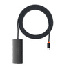 HUB 4W1 BASEUS LITE SERIES USB-C DO 4X USB 3.0 + USB-C, 2M (CZARNY)