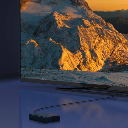 Kabel HDMI 2.1 Baseus High Definition Series, 8K 60Hz, 3D, HDR, 48Gbps, 3m (czarny)
