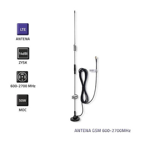 QOLTEC ANTENA GSM 600-2700MHZ | WEWNĘTRZNA
