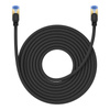 KABEL SIECIOWY W OPLOCIE KAT. 7 BASEUS ETHERNET RJ45, 10GBPS, 10M (CZARNY)