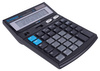 KALKULATOR BIUROWY 185X140X37MM DONAU TECH CZARNY SOLARNE+BATERIA