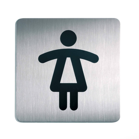 PIKTOGRAM WC DLA PAŃ 150X150 MM DURABLE PICTO 495623