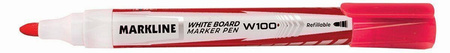 Marker suchościeralny LINC Markline MW100RED czerwony okrągła