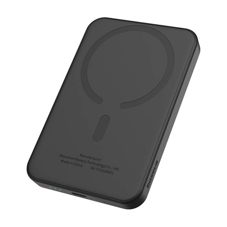 Powerbank BASEUS mini magnetyczny 5000mAh 20W USB-C (czarny)
