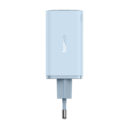 ŁADOWARKA SIECIOWA BASEUS GAN6 PRO, 2XUSB-C + 2XUSB, 65W (NIEBIESKA)
