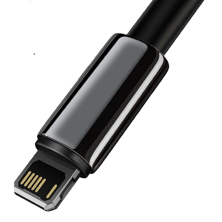 KABEL USB DO LIGHTNING BASEUS TUNGSTEN GOLD, 2.4A, 1M (CZARNY)