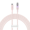 KABEL SZYBKO ŁADUJĄCY BASEUS USB-C DO LIGHTNING EXPLORER SERIES 20W (RÓŻOWY)