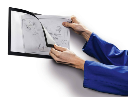 RAMKA MGNETYCZNA A4 DURABLE DURAFRAME MAGNETIC PLUS 498501 CZARNA 2 SZTUKI