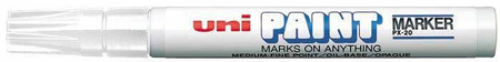 MARKER OLEJOWY UNI PX-20 66321 BIAŁY OKRĄGŁA KOŃCÓWKA 2.2-2.8MM