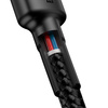 Kabel USB-C do USB-C PD Baseus Cafule PD 2.0, QC 3.0, 60W, 2m (czarno-szary)