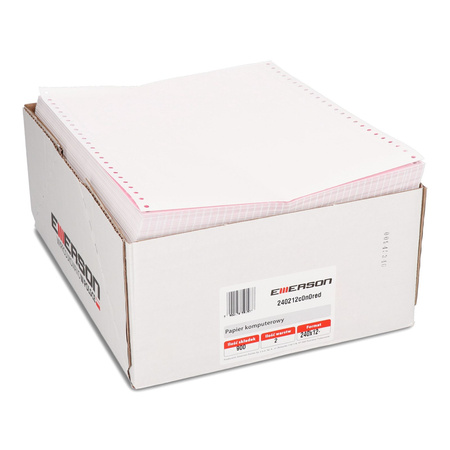 PAPIER SAMOKOPIUJĄCY 240 12'' EMERSON KOLOROWA KOPIA 1+1 900 SKŁADEK