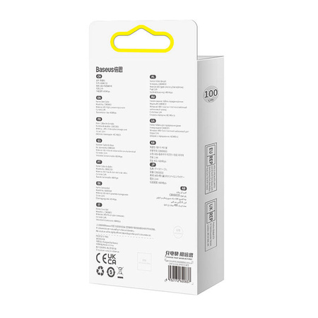 KABEL USB DO LIGHTNING BASEUS DYNAMIC 2, 2.4A, 1M (FIOLETOWY)