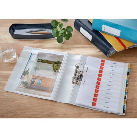SEGREGATOR A4 LEITZ ACTIVE COSY 180° 82 MM 10380019 CIEPŁY ŻÓŁTY
