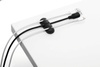 KLIPS NA KABEL SAMOPRZYLEPNY DURABLE CAVOLINE CLIP MIX 504137 GRAFITOWY 7 SZTUK