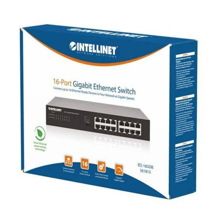 INTELLINET PRZEŁĄCZNIK GIGABIT 16 PORTÓW RJ45 MANUAL VLAN