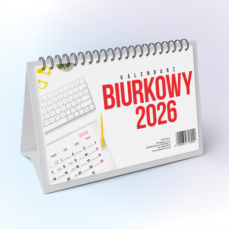 KALENDARZ STOJĄCY MIESIĘCZNY O-PRESS ROK 2026 KBO2026S POPRZECZNY