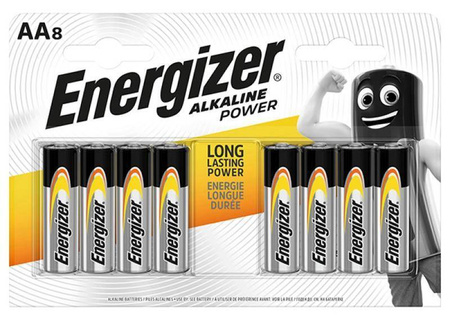 BATERIA ALKALICZNA AA ENERGIZER ALKALINE POWER 8SZT