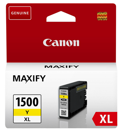TUSZ ORYGINALNY CANON PGI1500XL 9195B001 YELLOW 12 ML