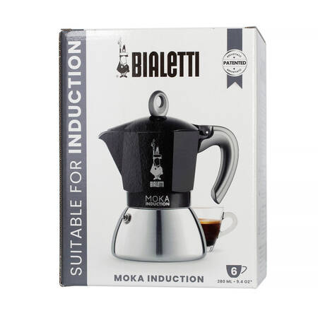 KAWIARKA BIALETTI NEW MOKA INDUCTION 6TZ CZARNA